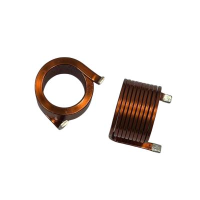 China High Current Power Air Core Choke Inductor Flat Wire Induction Filtering Action for sale