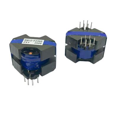 China Customized High Quality RM12 Ferrite Core High Frequency Power Transformer for sale