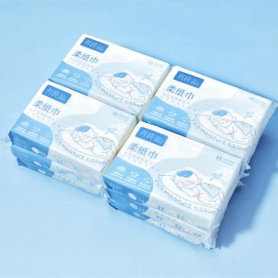 China Household Sale Korea Body Butt Facial Tissue Moisturize Double Baby Dry-Wet Disposable Soft Natural Warm Comfortable Soft Eco-friendly Use for sale