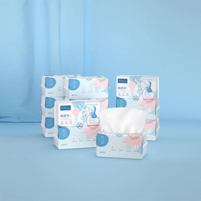 China Disposable but eco-friendly wholesale high quality wholesale fashionable box hotel bamboo facial tissue for sale