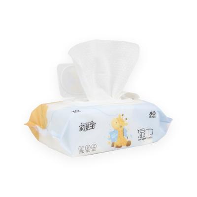 China Eco-Friendly Cute Wet Cloth Private Label Private Label Baby Wipes With High Quality for sale