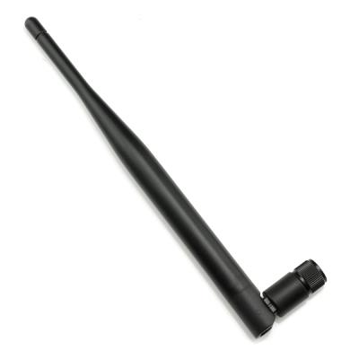 China Long Range Wifi Router 5dbi 2.4G Wifi External Antenna External Antenna Wireless Rubber Antenna 13.5*196 for sale