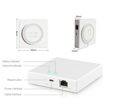 China IOS Zigbee Smart Home Gateway HA3.0 Tuya Smart Android Compatible Support Alexa And Google Home Factory Production for sale