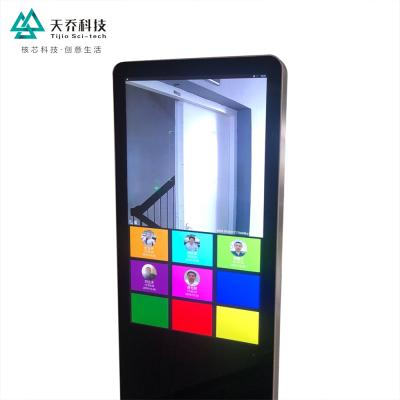 China Built-in Camera Large Android SDK Screen Door Access Control System 3D Free Biometric Face Recognition Assistance for sale