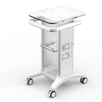 China Modern Aluminum Alloy Beauty Salon Machine Trolley Cart Acrylic Hand Cart for Dental Clinic and Aesthetic Medical Clinic for sale