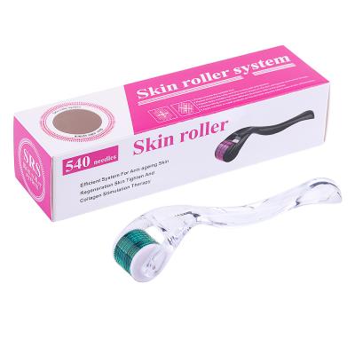 China Anti-Puffiness Factory Price Derma Roller For Hair Loss Treatment ZGTS Derma Roller 540 Needles Derma Roller for sale