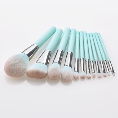 China Angular Blush Custom Made Makeup Brush Set Professional Private Makeup Cleaning Brush Cosmetic Makeup Brush Set for sale