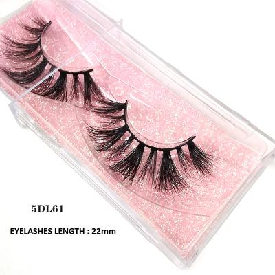 China Mink Fur Handmade Factory Wholesale Natural Real Mink Fur Fluffy Faux Eyelash for sale