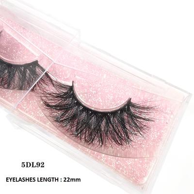 China Mink Fur Factory Price Wholesale 22mm Mink Fur Factory Price Custom 3D Mink Eyelash False Eyelash Extension Eyelash Packaging for sale