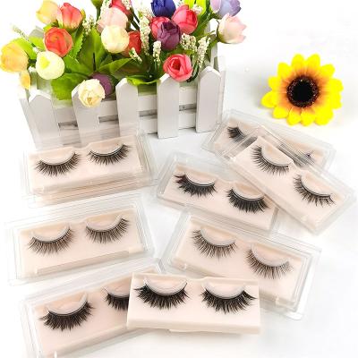 China Natural Curl 3d Full False Eyelashes Imitate Mink Hair Eyelash Supplier Wholesale Eyelash for sale