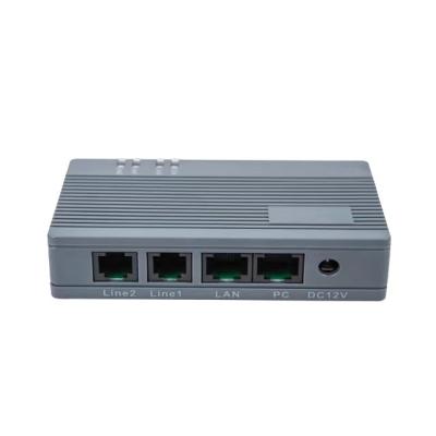 China 2 gsm FXS FXO port voip support HT-922 fxs port SK TH922 for sale