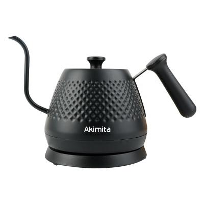 China 360 Degree Rotating Base Stainless Steel Coffee Kettle Gooseneck Coffee Maker Electric Pot 600ml Pour Over Coffee Drip Kettle for sale