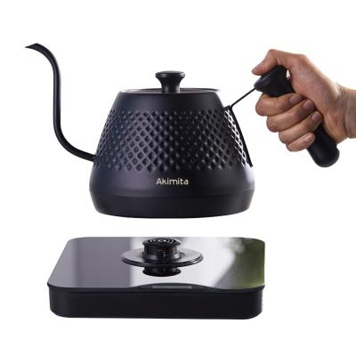 China Keep Hot 600ML 1000W To Keep Hot Kettle Temperature Control Coffee Kettle Stainless Steel Electric Kettle for sale