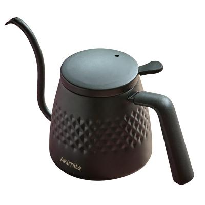 China WITH LID sale coffee maker black stainless steel camping small coffee hot pot brewing pour over gooseneck kettle maker for sale