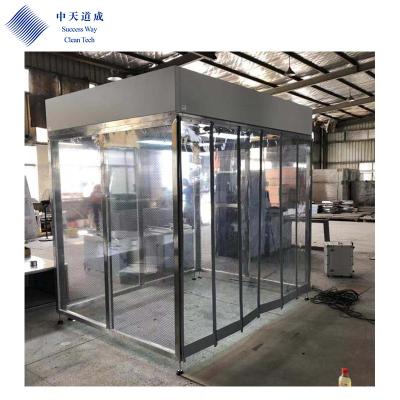 China Electronics Industry Cleanroom Workshop Mini Portable Air Filter Cleaning Modular Booth for sale