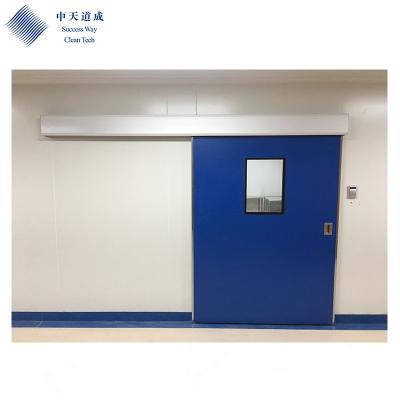 China Traditional Automatic Hospital Sliding Airtight Clean Room Door With CE for sale