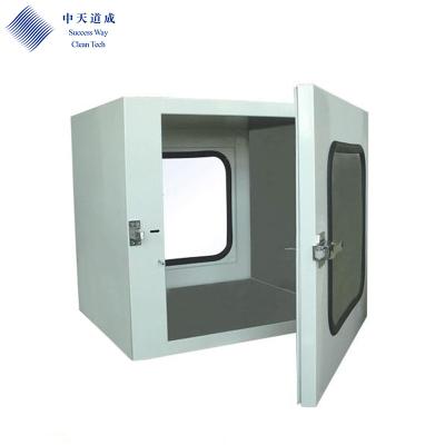 China Powder Coated Steel Plate CE Certificate Cleanroom / Outdoor Hospital / Pharmaceutical Pass Box for sale