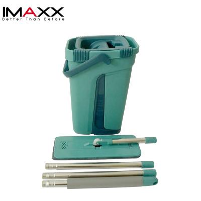 China Sustainable New Style Self-washed Stainless Steel Magic Flat Mop Bucket for sale