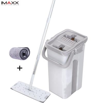 China IMAXX Size 36CM 360 Microfiber Super Flat Squeeze Mop Flat Bucket For Floor Cleaning for sale