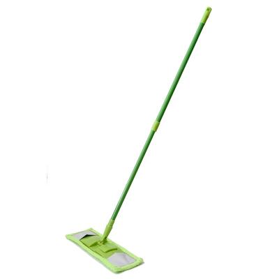 China Viable Cheap Prices Microfiber Easy Cleaning Telescopic Flat Dust Mop for sale