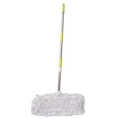 China Sustainable Household Adjustable Floor Dust Mop With Flexible Rotating Head for sale