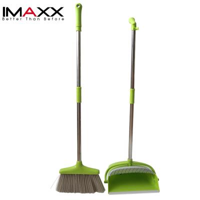 China Durable Household Cleaning Tools Sweeps Broom And Dustpan With Cleaning Tooth for sale