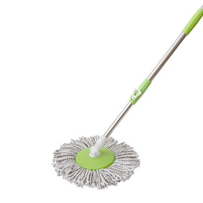 China Sustainable 360 ​​Degree Rotating Magic Microfiber Hand Broom With Stainless Pole for sale