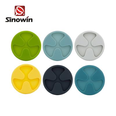 China Viable Selling Silicone Coasters Glass Stand Wine Hot Couch Glass Coaster Set for sale