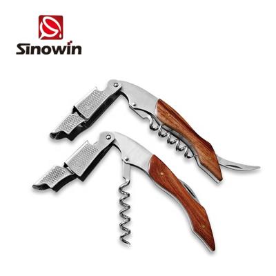 China Sustainable Eco - Friendly Wine Bottle Rosewood Corkscrew Opener for sale