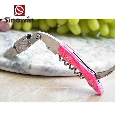 China Sustainable Premium Wine Bottle Server Handle Resin Corkscrew for sale