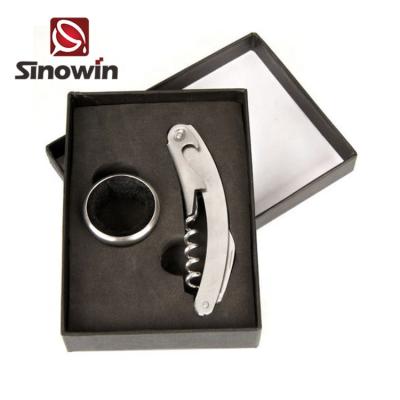 China Viable factory direct multifunctional hippocampal bottle opening gift box set personality red wine bottle opener gift set for sale