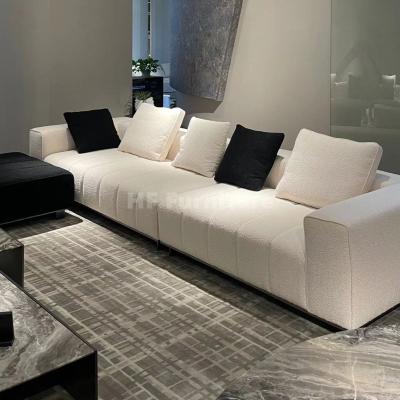 China Sofas furniture modular nordic style white fabric sectional sofa set for sale for sale