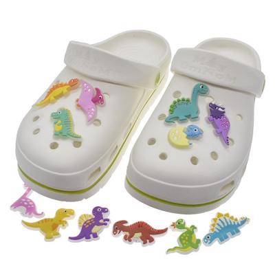 China Clog Charm PVC Shoe Charms Glow in the Dark Croc Charms Jurassic World Dinosaur Fits Clog Glow in the Dark Croc Charms - for sale