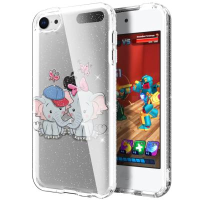 China Anti-fall Lovers Baby Elephant Hard pc+tpu Animated Stylish Fashion Cool Phone Case For Kid Teens Girl IPod Touch 5/6/7 of children for sale