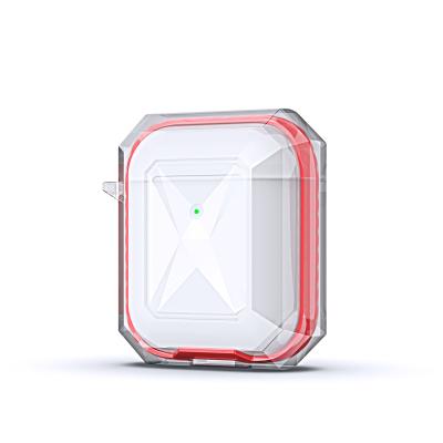 China New Anti-drop Airpod 1/2 Case For Women Men 360 Dust Proof TPU Clear Full Protective Case With Key Chain Multi Color For Apple iPod1/2 for sale