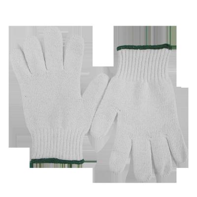 China Protect Hand SANSHOU Cotton Twine Knit Cotton Polyester Industrial Work Seamless Protective Gloves for sale