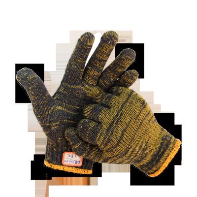 China Protect Hand 45g One Pairs Machine Yarn Cheap Price Mixed Price Garden Color Work Safety Wear Resistant Gloves for sale