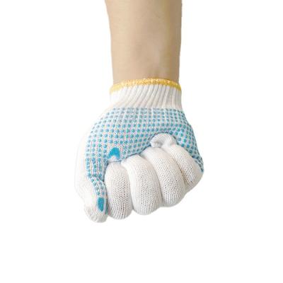 China Industrial Cheap Temperature Resistant PVC Work Gloves Dots Hest Resistant And High Price Jersey for sale