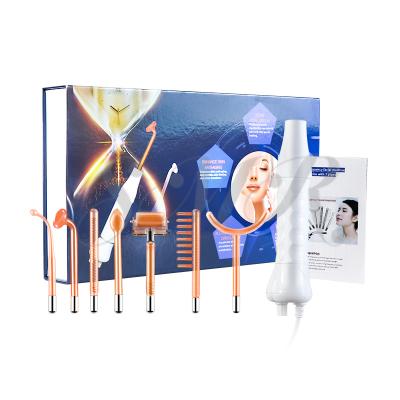 China Wholesale Price Acne Treatment 7 In 1 High Frequency Magic Wand Skin Care Acne Treatment Machine With Hair Growth Magic Wand for sale