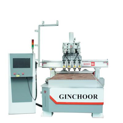 China Factory ATC Easy Wood Door Engraving Ginchoor CNC Router Machine for sale