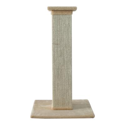 China Sisal Sisal Cat Toys Scratcher Kitten Cat Tree Living Furniture Cat Climbing Play Tree Beige for sale