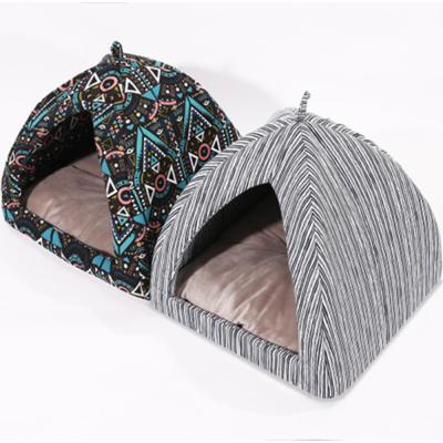 China 2020 Sustainable Portable Pet Bed Luxury Pet Cat Dog Bed Pet Bed for sale