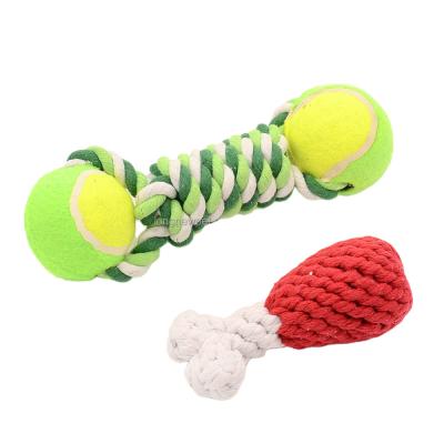 China Viable Dog Toy Set Best Toys For Puppies That Chew Balls Safe Durable Rope Dog Toy for sale