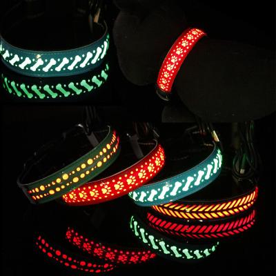 China Viable Christmas LED Dog Collar Available Color Popular Nice Collar For Pet for sale