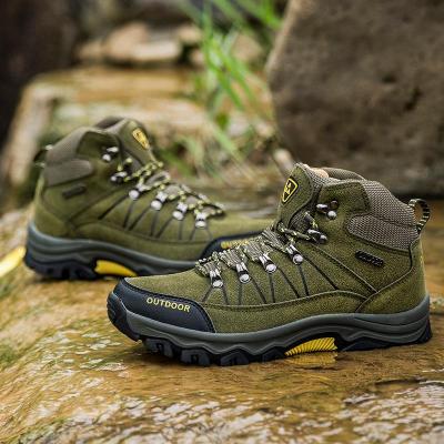 China PU Boots Men Outdoor Waterproof Hiking Winter Shoes Climbing Walking Hiking Shoes Mountain Sport Boots Hunting Mens Sneakers Shoes for sale