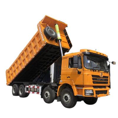 China China Design Professional Wholesale SHACMAN Used 371HP 8*4 With Crane Dump Truck > 8L for sale