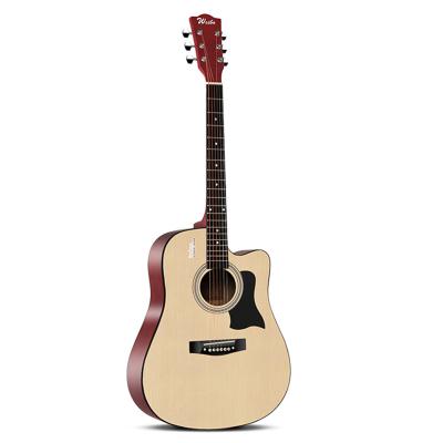 China China Professional Barrel Type D Pick Headless Acoustic Guitars 41 Inch Guitar Supports Customization On Sale for sale