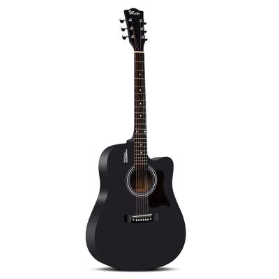 China Acoustic Guitars RP Guitar Neck Listing Black New 38 Inch No String Adjustable Pitch Acoustic Guitars for sale