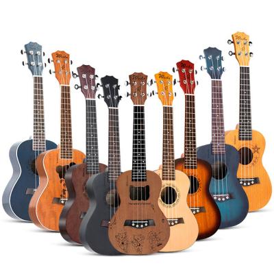 China weibo ukulele beginner student male african mahogany adult female introductory guitar small for sale