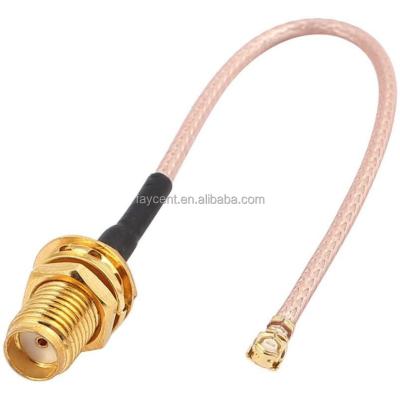 China Antenna SMA Female To U.FL Pigtail Jumper Cable For PCI WiFi Coaxial Card IPX IPEX RF Adapter RG178 RG178 Wireless Router Antenna for sale